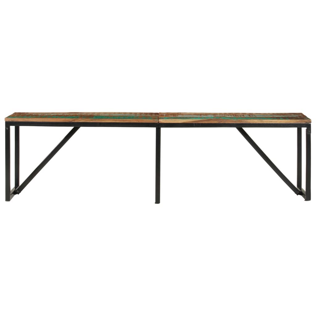 vidaXL Πάγκος 160 x 35 x 46 εκ. από Μασίφ Ανακυκλωμένο Ξύλο