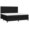 vidaXL &Kappa;&rho;&epsilon;&beta;ά&tau;&iota; Boxspring &mu;&epsilon; &Sigma;&tau;&rho;ώ&mu;&alpha; &Mu;&alpha;ύ&rho;&omicron; 200x200 &epsilon;&kappa;. &Upsilon;&phi;&alpha;&sigma;&mu;ά&tau;&iota;&nu;&omicron;