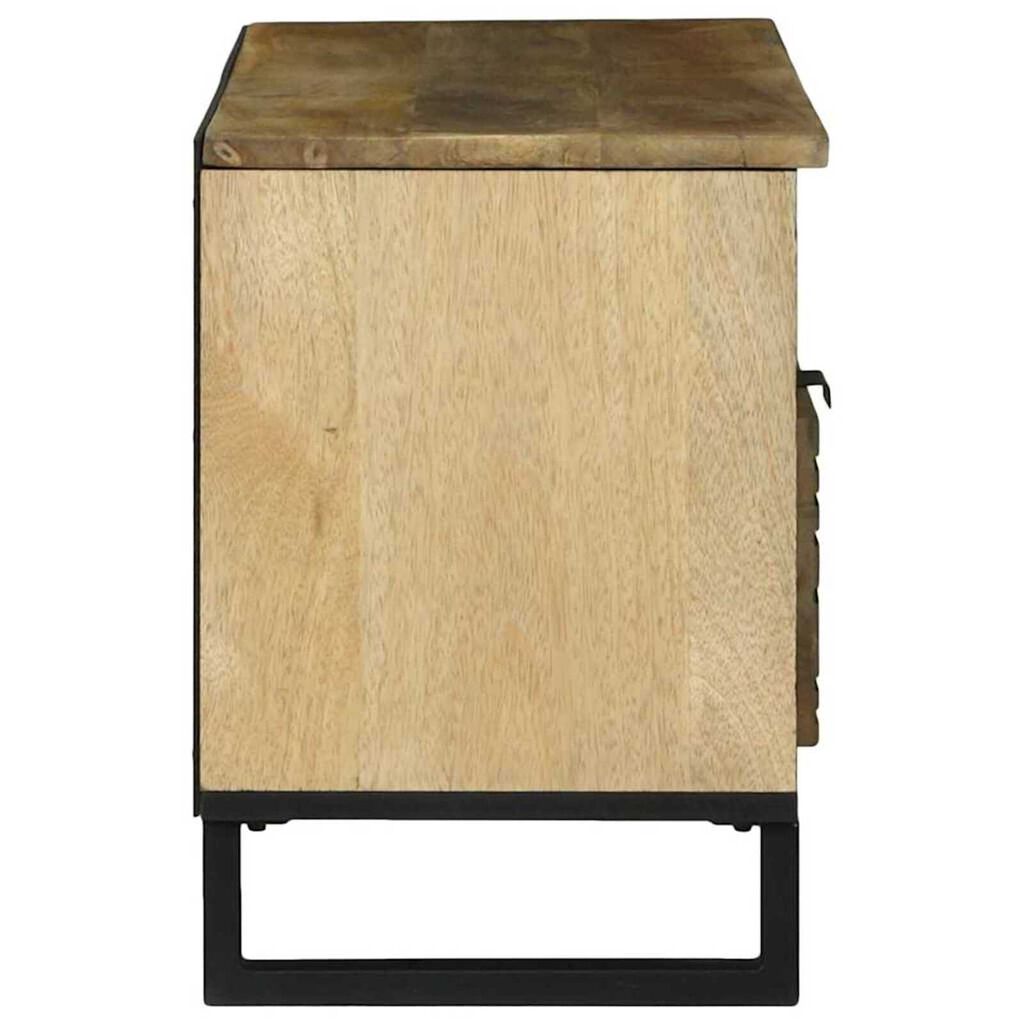 vidaXL Ντουλάπι Τηλεόρασης Καφέ 105 x 33 x 46 εκ. Μασίφ ξύλο μάνγκο