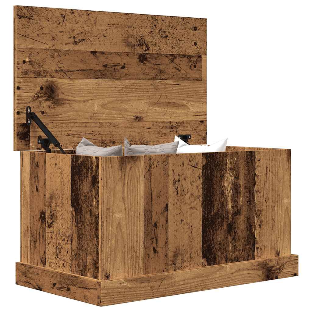 vidaXL Κουτί Αποθήκευσης Όψη Παλαιού Ξύλου 70x40x38 εκ. Επεξ.Ξύλο