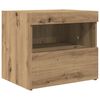 vidaXL &Kappa;&omicron;&mu;&omicron;&delta;ί&nu;&omicron; Artisan Oak 50 x 40 x 45 cm &Epsilon;&pi;&epsilon;&xi;&epsilon;&rho;&gamma;&alpha;&sigma;&mu;έ&nu;&omicron; &Xi;ύ&lambda;&omicron;