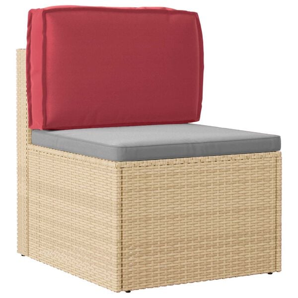 vidaXL Μαξιλάρι Παλέτας για Πλάτη Κόκκινο 60 x 40 x 12 cm, Ύφασμα Οξύφορ