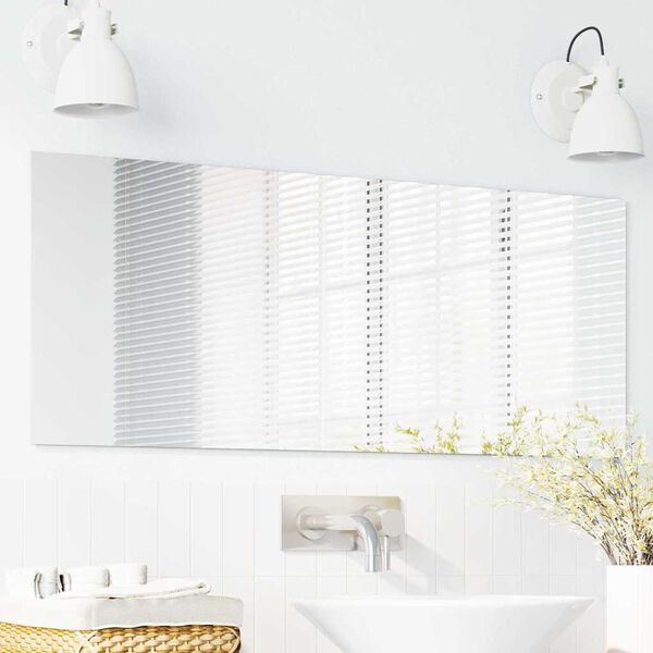 vidaXL Καθρέφτης τοίχου Ορθογώνιος 40 x 100 cm σκληρυμένο γυαλί