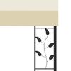 vidaXL Κιόσκι Επιτοίχιο Κρεμ 3 x 3 x 2,5 μ.