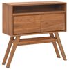 vidaXL &Tau;&rho;&alpha;&pi;έ&zeta;&iota; &Kappa;&omicron;&nu;&sigma;ό&lambda;&alpha; 80 x 30 x 80 &epsilon;&kappa;. &alpha;&pi;ό &Mu;&alpha;&sigma;ί&phi; &Xi;ύ&lambda;&omicron; Teak