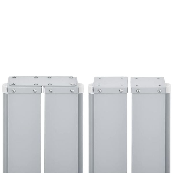 vidaXL Σκίαστρο Πλαϊνό Συρόμενο Μαύρο 120 x 1000 εκ.