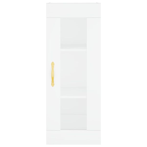 vidaXL Ντουλάπι Λευκό 34,5 x 34 x 180 εκ. από Επεξεργασμένο Ξύλο