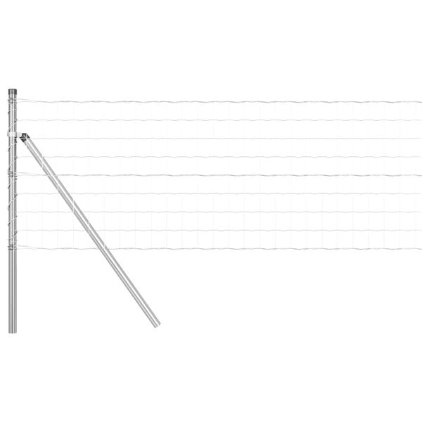 vidaXL &Tau;&epsilon;&nu;&tau;ώ&tau;&omicron; &mu;&epsilon; &sigma;&tau;ή&rho;&iota;&gamma;&mu;&alpha; &Alpha;&sigma;&eta;&mu;ί 0,4 x 50 &mu;. &Chi;ά&lambda;&upsilon;&beta;&alpha;&sigmaf; &kappa;&alpha;&iota; PVC
