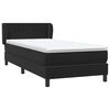 vidaXL Box Spring &Kappa;&rho;&epsilon;&beta;ά&tau;&iota; &mu;&epsilon; &sigma;&tau;&rho;ώ&mu;&alpha; &Mu;&alpha;ύ&rho;&omicron; 100x220 &epsilon;&kappa;. &Beta;&epsilon;&lambda;&omicron;ύ&delta;&iota;&nu;&omicron;