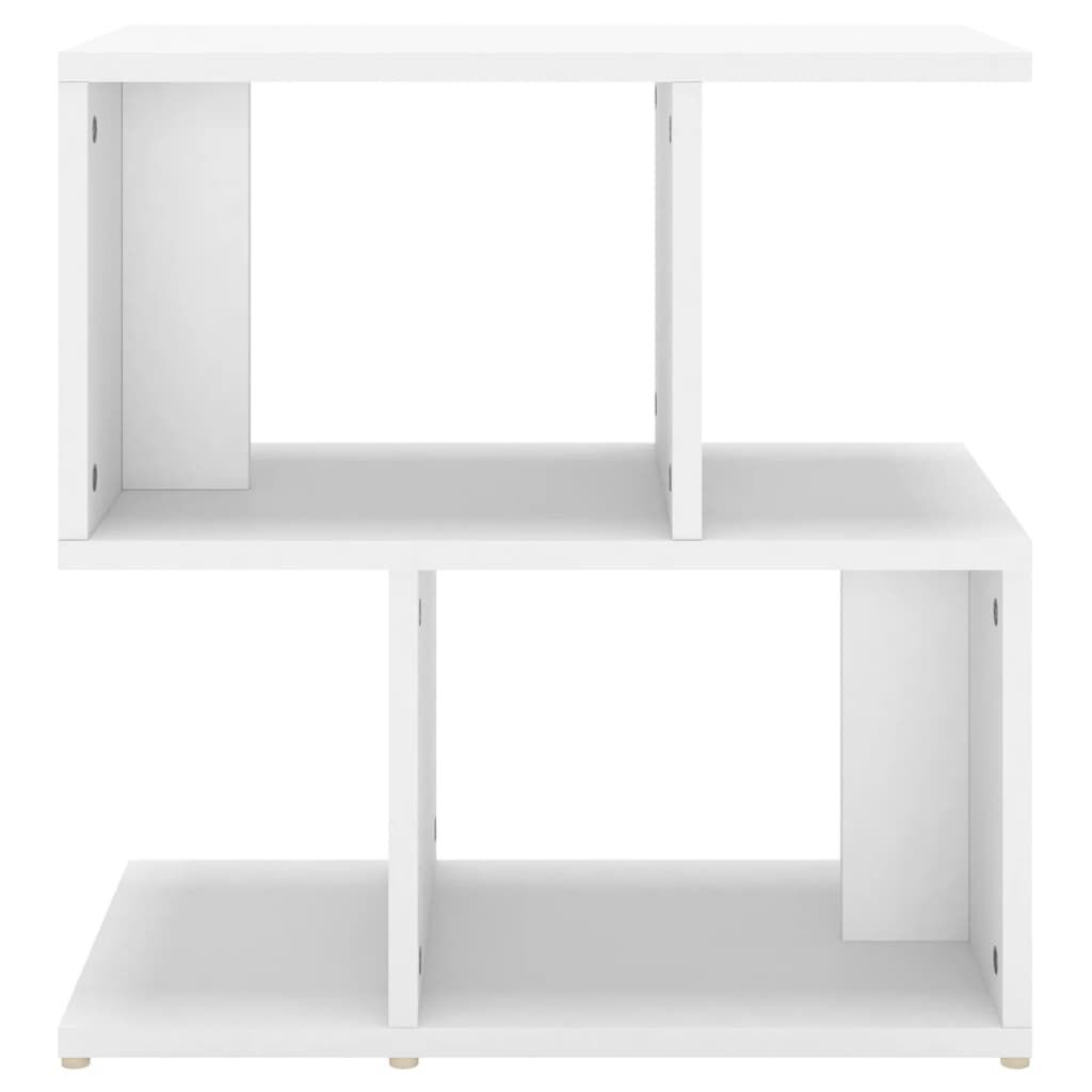 vidaXL Κομοδίνο Λευκό 50 x 30 x 51,5 εκ. από Επεξ. Ξύλο