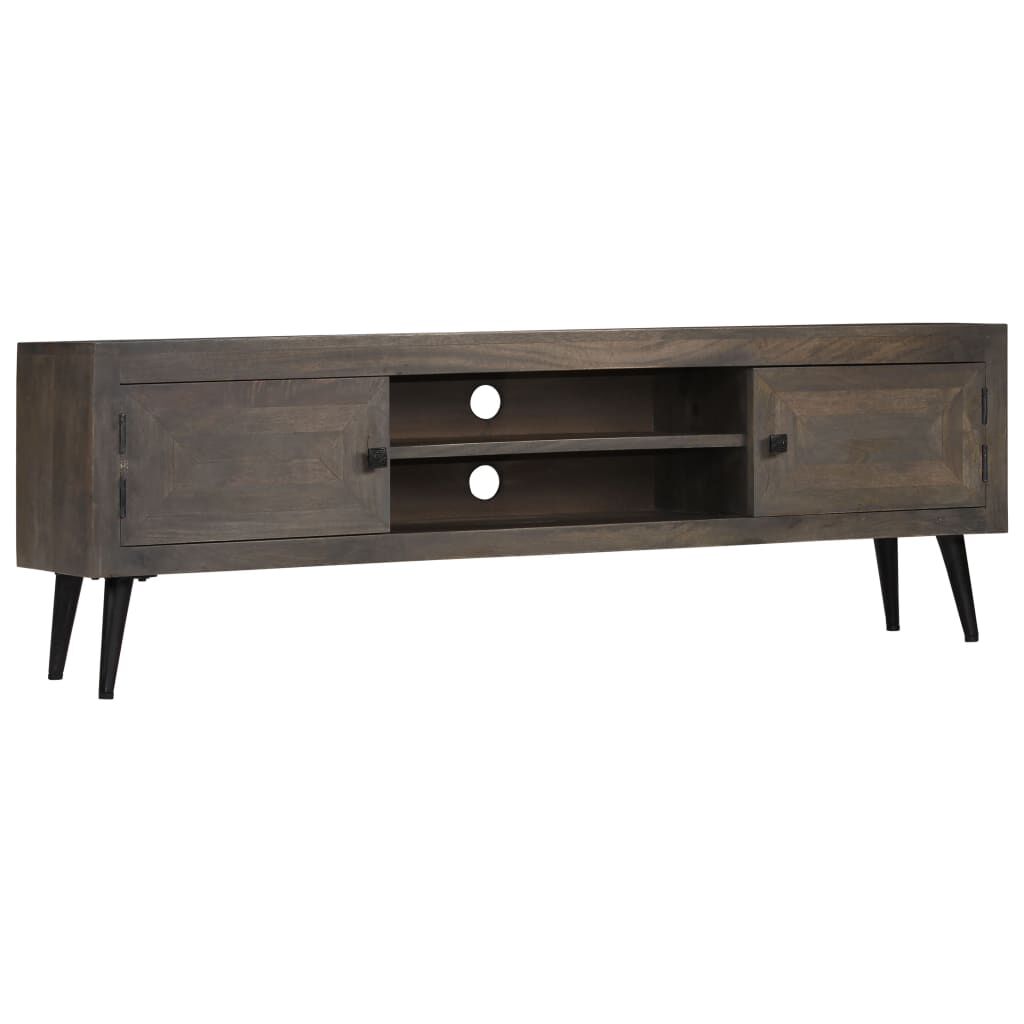 vidaXL Έπιπλο Τηλεόρασης 140 x 30 x 45 εκ. από Μασίφ Ξύλο Μάνγκο
