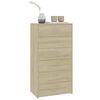 vidaXL Συρταριέρα με 6 Συρτάρια Sonoma Δρυς 50x34x96 εκ. Επεξ. Ξύλο