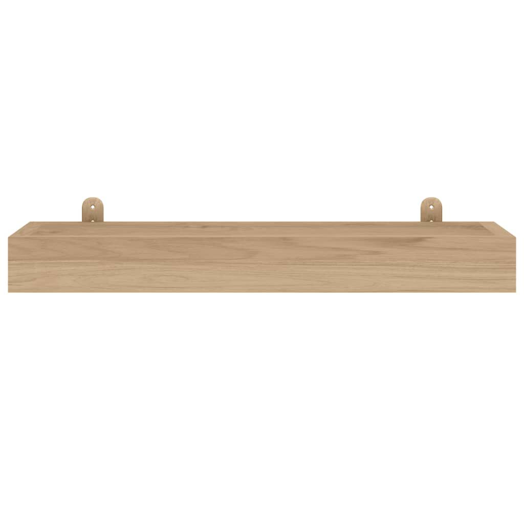 vidaXL Ράφια Τοίχου 2 τεμ. 60 x 15 x 4 εκ. από Μασίφ Ξύλο Teak