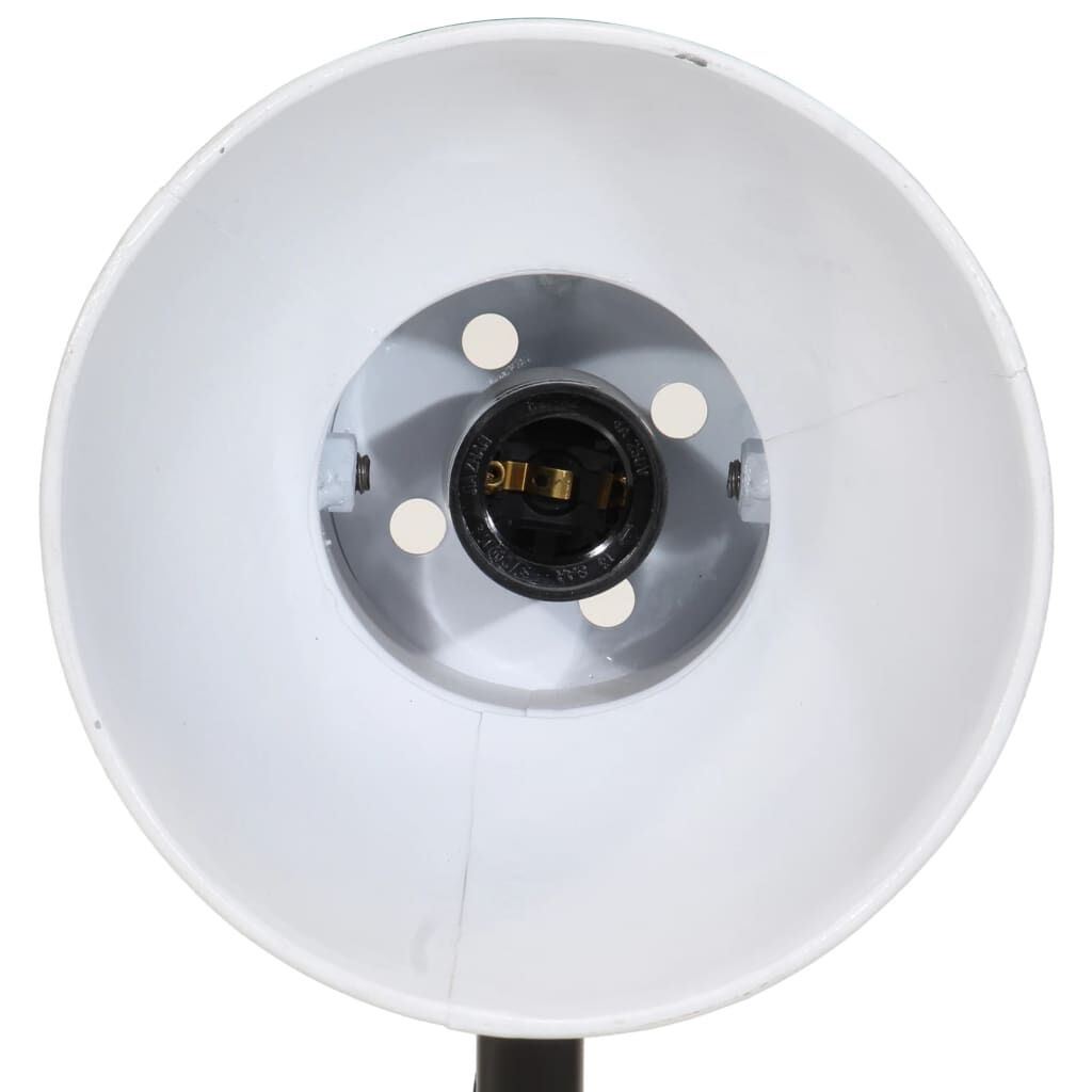 vidaXL Φωτιστικό Γραφείου 25 W Λευκό 17x17x60 εκ. Ε27