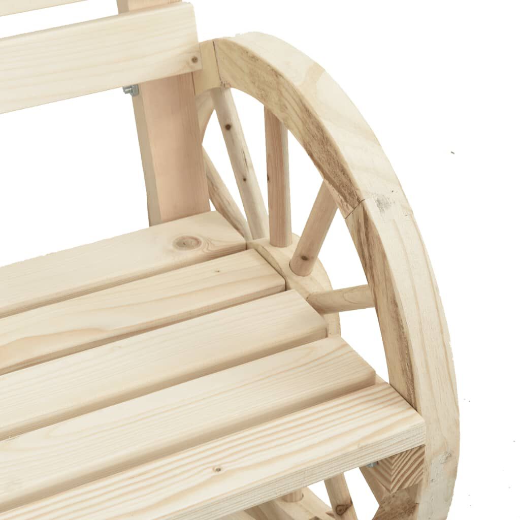 vidaXL Καρέκλα Κήπου 58 x 58 x 78,5 εκ. από Μασίφ Ξύλο Ελάτης