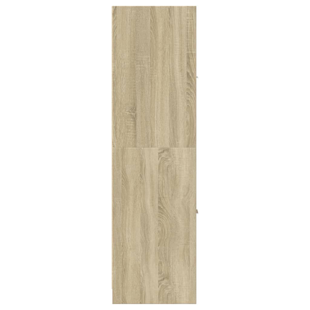 vidaXL Συρταριέρα Γενικής Χρήσης Sonoma Δρυς 30x41x144,5εκ Επεξ. Ξύλο