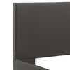 vidaXL Πλαίσιο Κρεβατιού με LED Γκρι 90x200 εκ. από Συνθετικό Δέρμα
