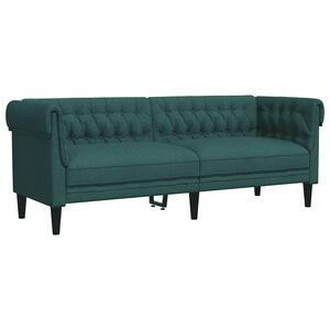 vidaXL &Kappa;&alpha;&nu;&alpha;&pi;έ&sigmaf; &Tau;&rho;&iota;&theta;έ&sigma;&iota;&omicron;&sigmaf; Chesterfield &Pi;&rho;ά&sigma;&iota;&nu;&omicron;&sigmaf; &Upsilon;&phi;&alpha;&sigma;&mu;ά&tau;&iota;&nu;&omicron;&sigmaf;