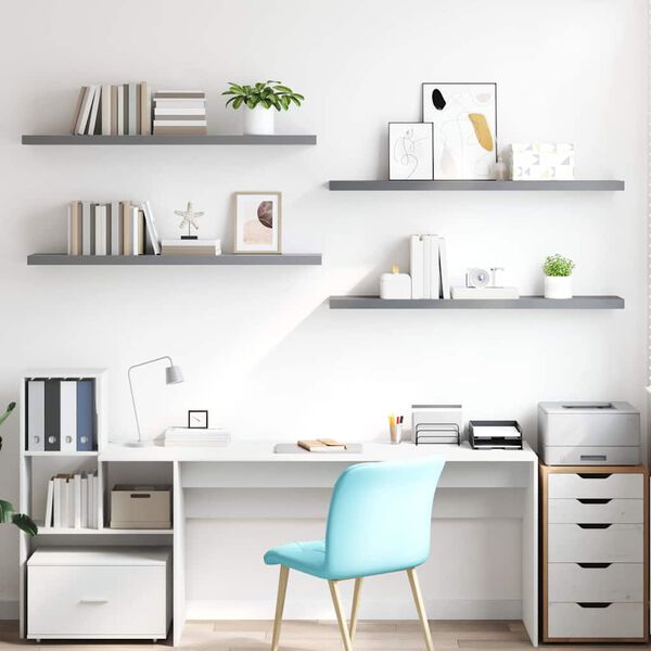 vidaXL &Rho;ά&phi;&iota;&alpha; &Tau;&omicron;ί&chi;&omicron;&upsilon; 4 &tau;&epsilon;&mu;. &Gamma;&kappa;&rho;&iota; 120x23,5x3,8 &epsilon;&kappa;. MDF