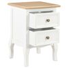 vidaXL Κομοδίνα 2 Τεμ. Λευκά 35 x 30 x 49 εκ. από MDF