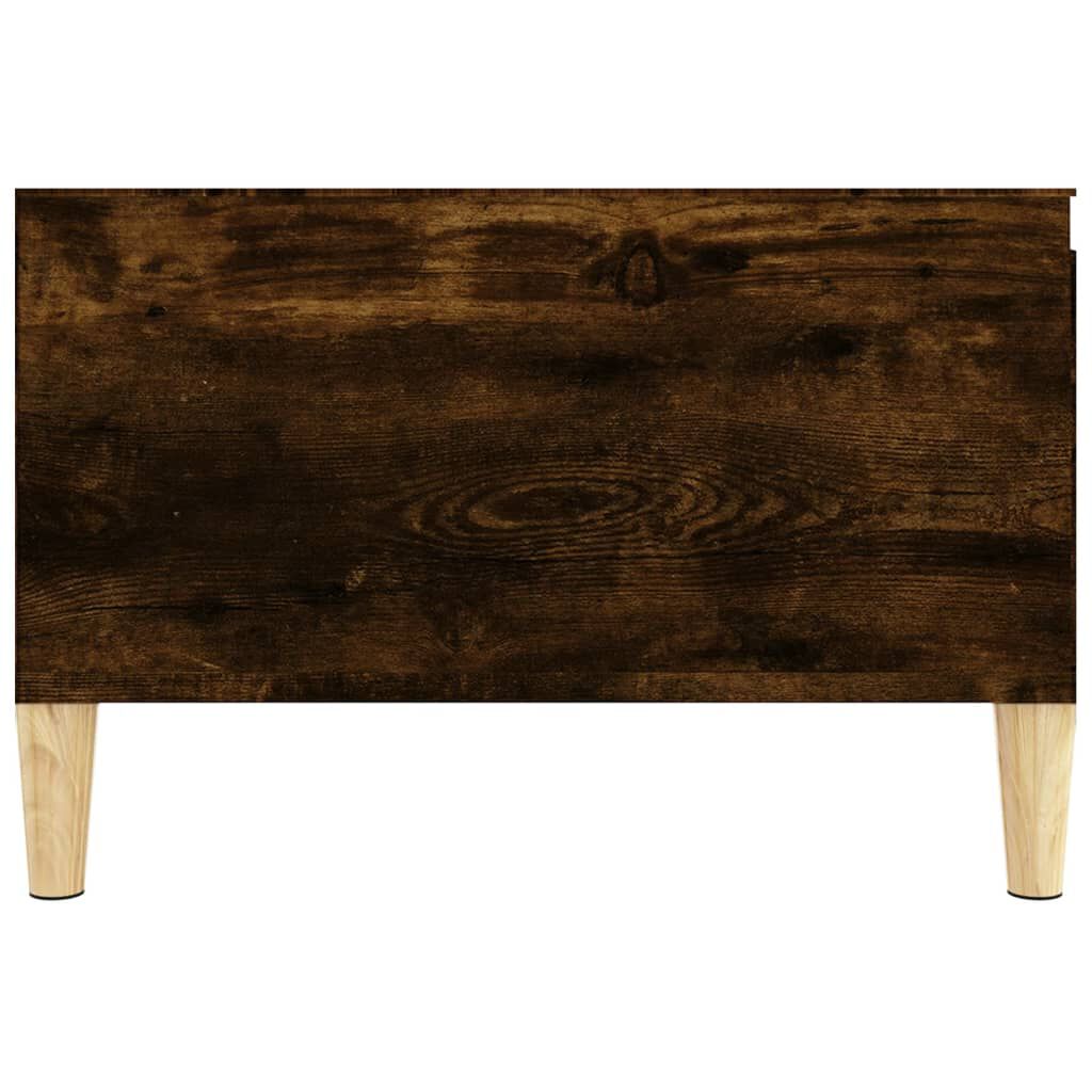 vidaXL Τραπεζάκι Σαλονιού Καπνιστή Δρυς 55x55x36,5εκ. Επεξεργασμ. Ξύλο