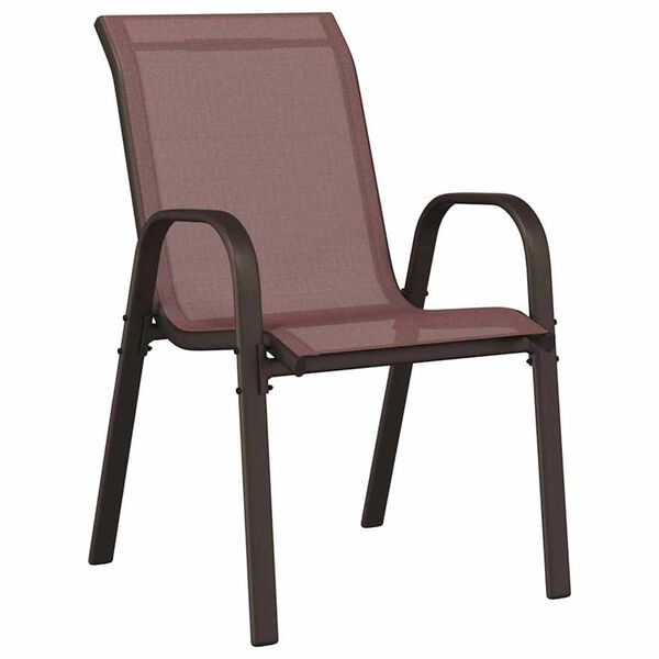 vidaXL Σετ Μπιστρό Κήπου 3 pcs Καφέ Ατσάλι