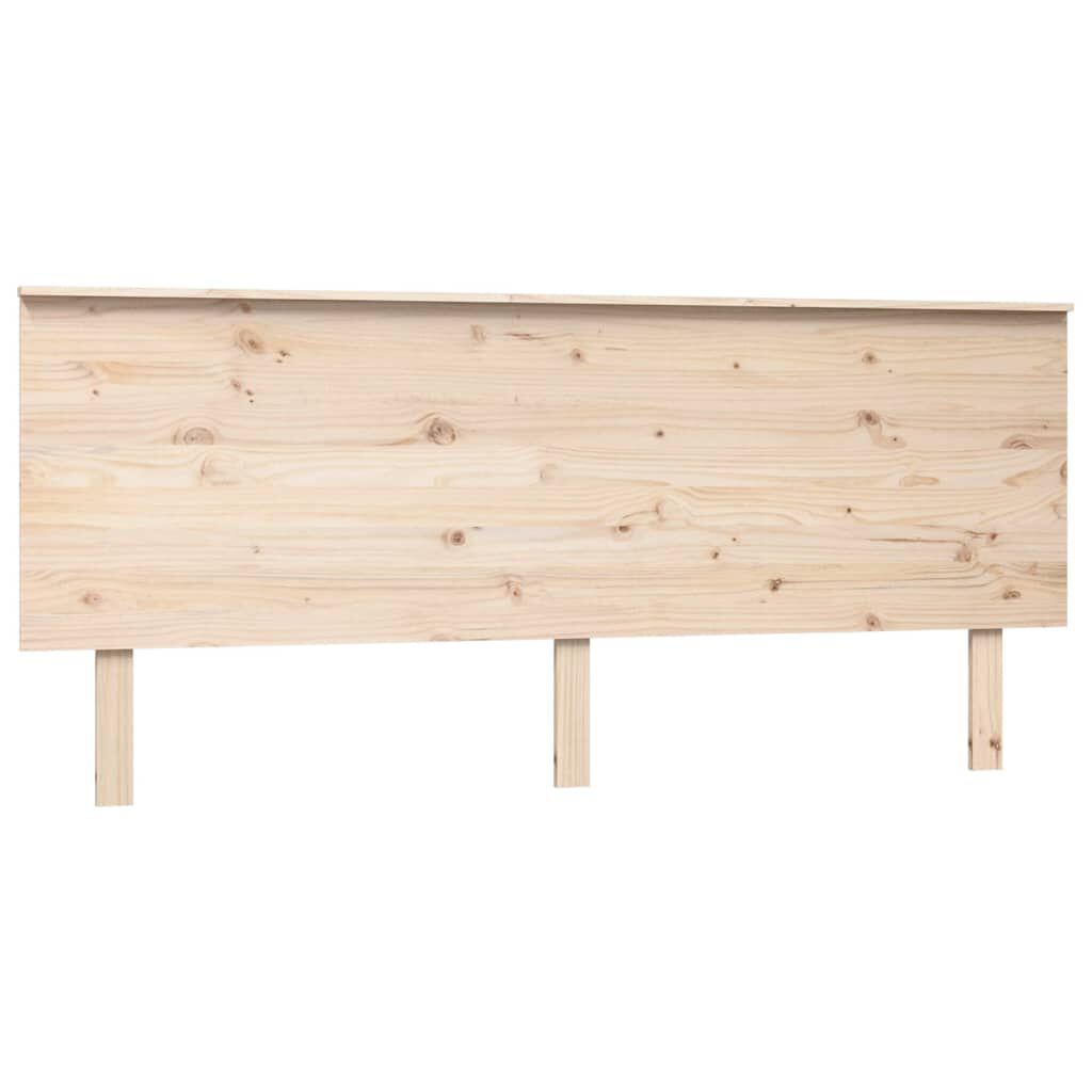 vidaXL Κεφαλάρι Κρεβατιού 184x6x82,5 εκ. από Μασίφ Ξύλο Πεύκου