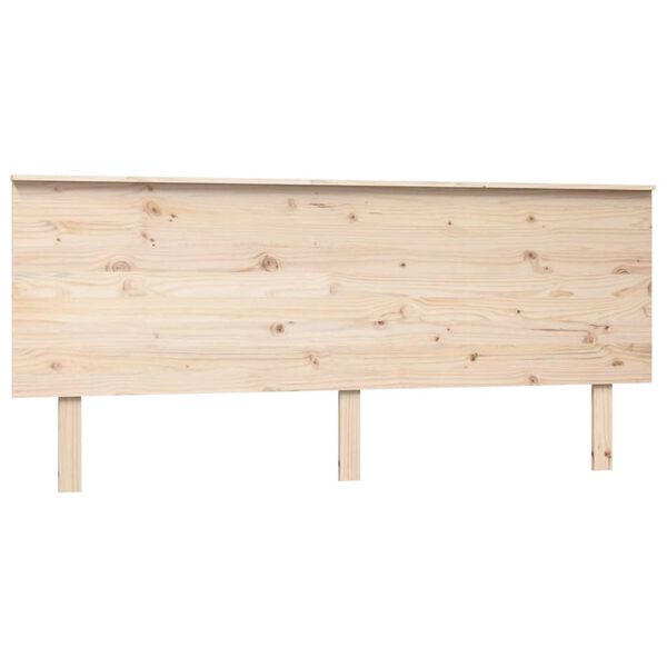vidaXL Κεφαλάρι Κρεβατιού 184x6x82,5 εκ. από Μασίφ Ξύλο Πεύκου