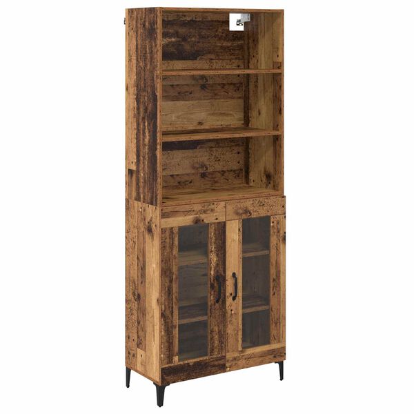 vidaXL Highboard &Pi;&alpha;&lambda;&iota;ό &Xi;ύ&lambda;&omicron; 69,5 x 34 x 180 &epsilon;&kappa;. &Epsilon;&pi;&epsilon;&xi;&epsilon;&rho;&gamma;&alpha;&sigma;&mu;έ&nu;&omicron; &xi;ύ&lambda;&omicron;