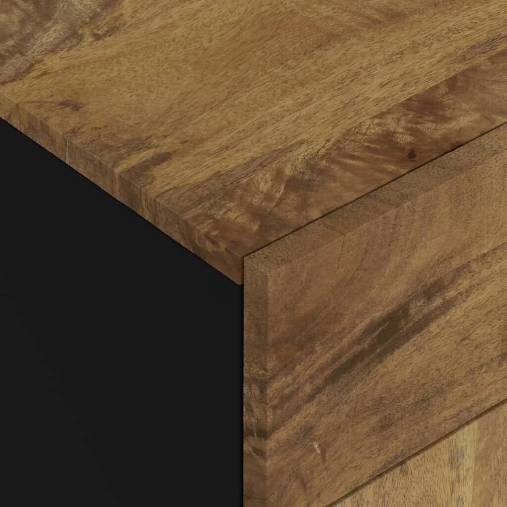 vidaXL Κομοδίνο 50x33x60 εκ. Μασίφ Ξύλο Μάνγκο & Επεξεργασμένο Ξύλο