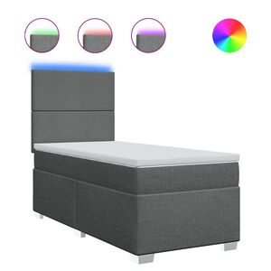 vidaXL &Kappa;&rho;&epsilon;&beta;ά&tau;&iota; Boxspring &mu;&epsilon; &Sigma;&tau;&rho;ώ&mu;&alpha; &Sigma;&kappa;&omicron;ύ&rho;&omicron; &Gamma;&kappa;&rho;&iota; 80x200 &epsilon;&kappa;. &Upsilon;&phi;&alpha;&sigma;&mu;ά&tau;&iota;&nu;&omicron;