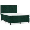 vidaXL &Kappa;&rho;&epsilon;&beta;ά&tau;&iota; Boxspring &mu;&epsilon; &Sigma;&tau;&rho;ώ&mu;&alpha; &Sigma;&kappa;&omicron;ύ&rho;&omicron; &Pi;&rho;ά&sigma;&iota;&nu;&omicron; 140x190&epsilon;&kappa;. &Beta;&epsilon;&lambda;&omicron;ύ&delta;&iota;&nu;&omicron;