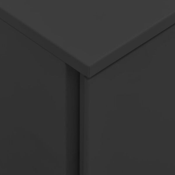 vidaXL Αρχειοθήκη Φορητή Ανθρακί 39 x 45 x 60 εκ. Ατσάλινη