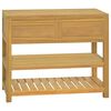 vidaXL Έπιπλο Μπάνιου 90 x 45 x 75 εκ. από Μασίφ Ξύλο Teak
