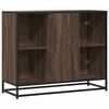 vidaXL Sideboard καφέ δρυς 92x35x76 cm Ξύλινο μηχανουργικό ξύλο