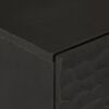 vidaXL Βοηθητικό Ντουλάπι Μαύρο 60 x 33 x 75 εκ. από Μασίφ Ξύλο Μάνγκο