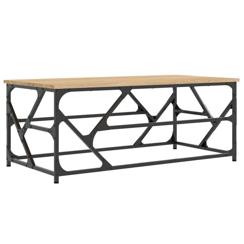 vidaXL Τραπεζάκι Σαλονιού Sonoma Δρυς 100x50x40 εκ. Επεξεργασμένο Ξύλο
