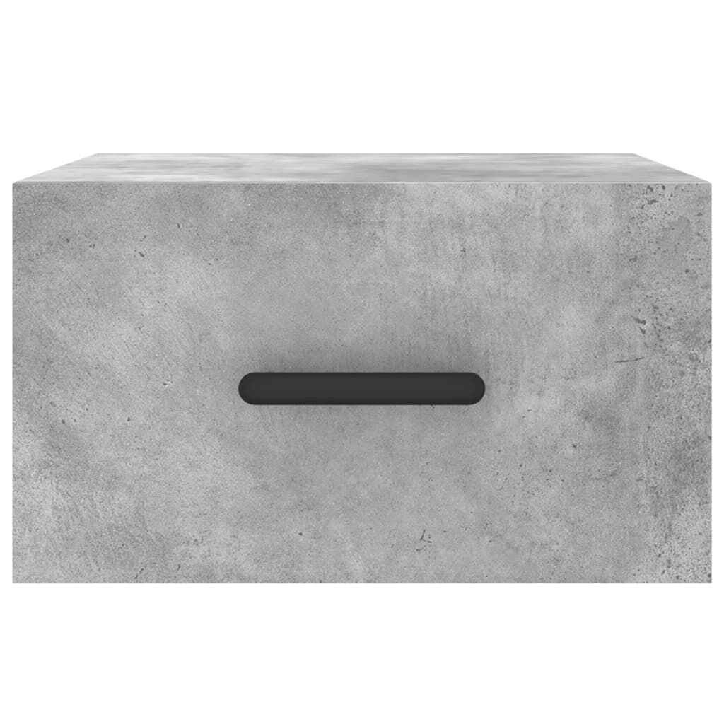 vidaXL Κομοδίνο Επιτοίχιο Γκρι Σκυροδέματος 35 x 35 x 20 εκ.
