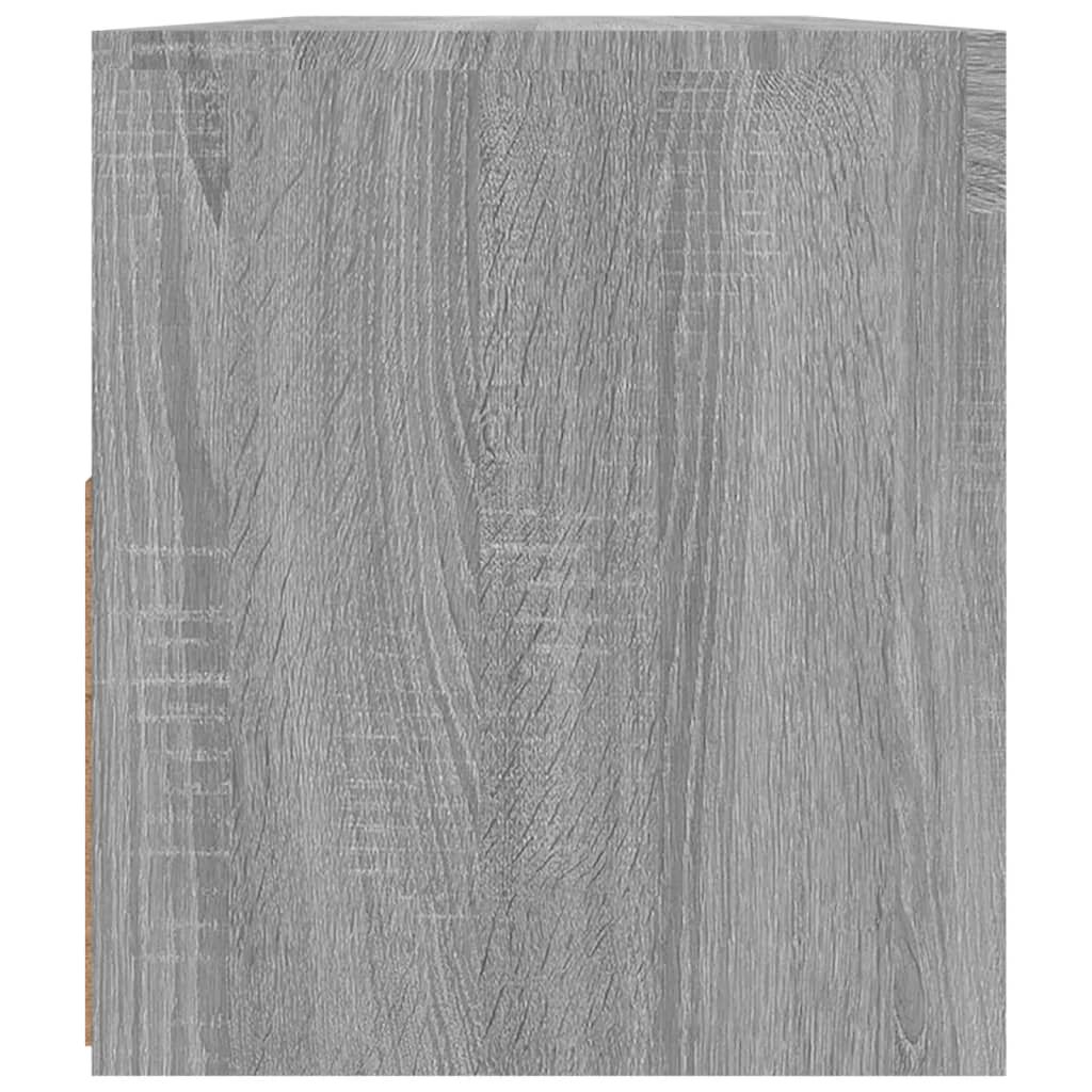 vidaXL Έπιπλο Τηλεόρασης με LED Γκρι Sonoma 90x35x40 εκ.