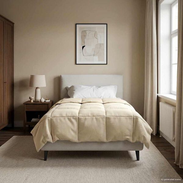 vidaXL &Kappa;&omicron;&upsilon;&beta;έ&rho;&tau;&alpha; &omicron;&lambda;ό&kappa;&lambda;&eta;&rho;&omicron;&upsilon; &tau;&omicron;&upsilon; &chi;&rho;ό&nu;&omicron;&upsilon; &Kappa;&rho;&epsilon;&mu; 155 x 220 cm &Mu;&iota;&kappa;&rho;&omicron;ΐ&nu;&epsilon;&sigmaf;