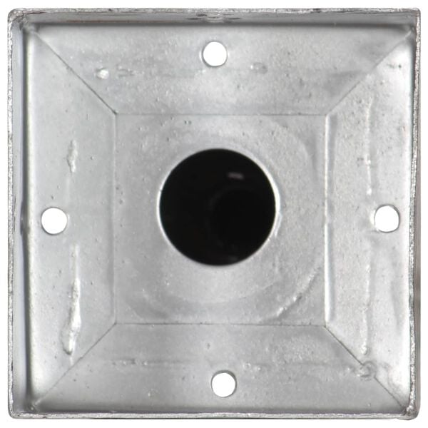 vidaXL Στηρίγματα Εδάφους 6 τεμ. Ασημί 12x12x56 εκ. Γαλβανισμ. Ατσάλι