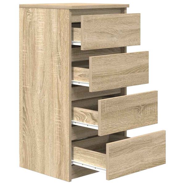 vidaXL Ραφιέρα Sonoma Δρυς 37,5x35x76 εκ. από Επεξεργ. Ξύλο