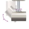 vidaXL Σποτ οροφής Βουρτσισμένο νικέλιο 38 x 6.5 x 11.5 εκ Ατσάλι