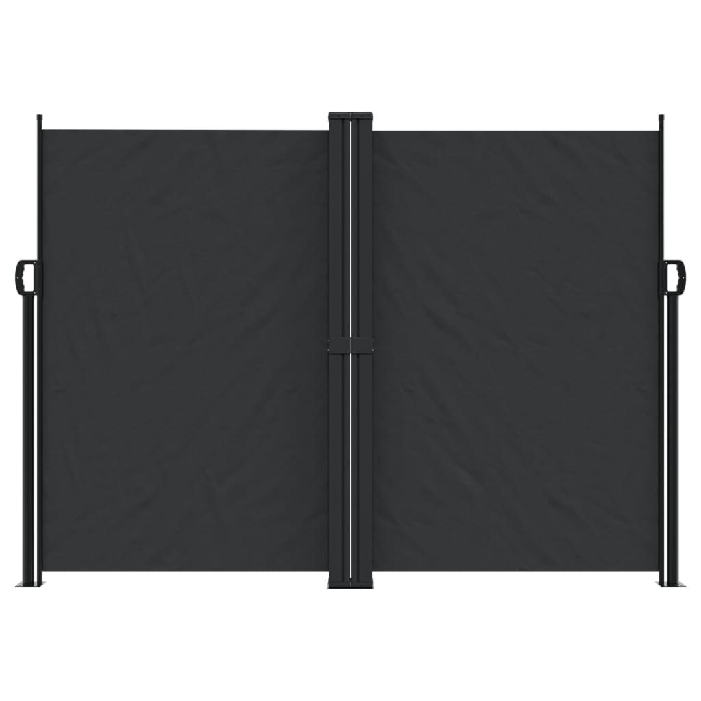 vidaXL Σκίαστρο Πλαϊνό Συρόμενο Μαύρο 180 x 1200 εκ.