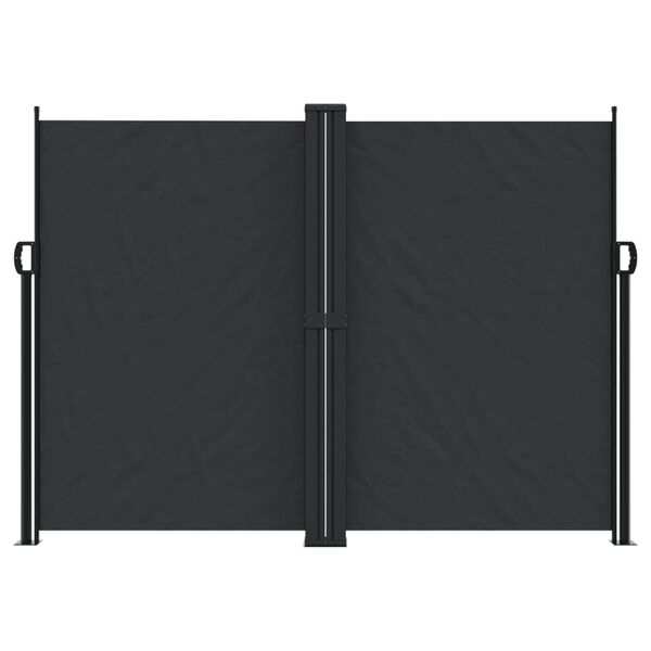 vidaXL Σκίαστρο Πλαϊνό Συρόμενο Μαύρο 180 x 1200 εκ.