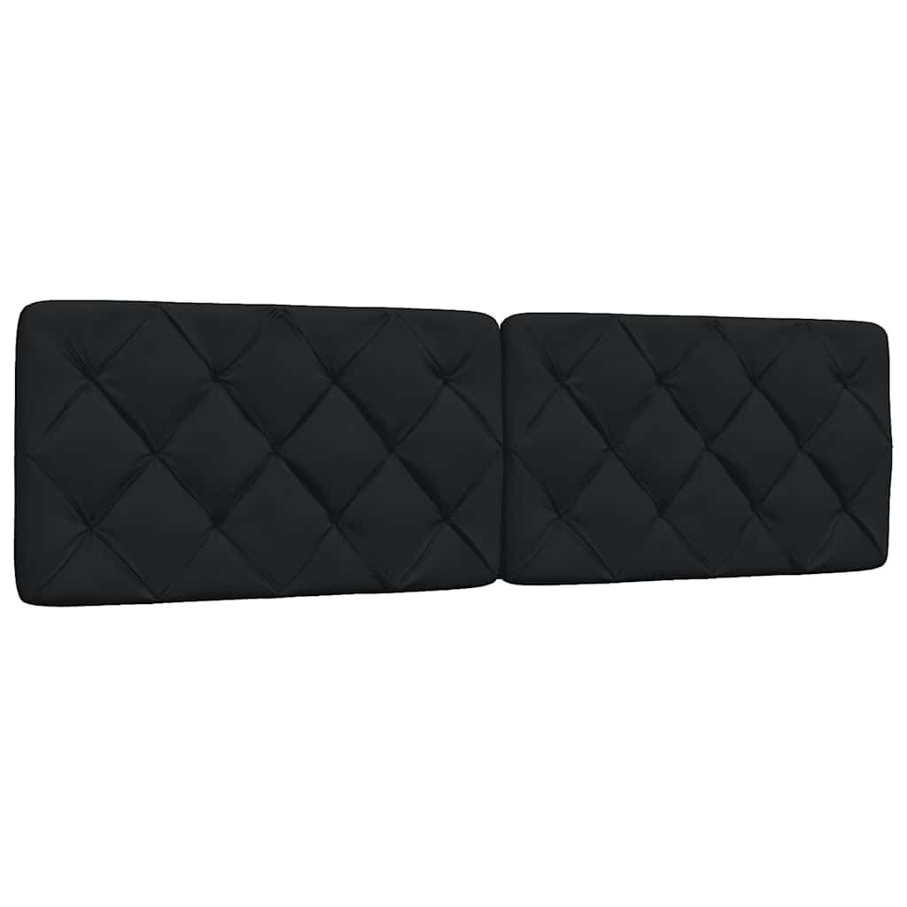 vidaXL Κρεβάτι Μαύρο 180x200 εκ. Υφασμάτινο