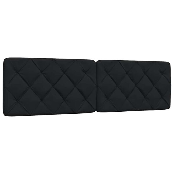 vidaXL Κρεβάτι Μαύρο 180x200 εκ. Υφασμάτινο