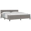 vidaXL &Kappa;&rho;&epsilon;&beta;ά&tau;&iota; &mu;&epsilon; &epsilon;&lambda;&alpha;&tau;ή&rho;&iota;&alpha; &mu;&epsilon; &kappa;&epsilon;&phi;&alpha;&lambda;ά&rho;&iota; Taupe 200 x 200 cm ύ&phi;&alpha;&sigma;&mu;&alpha;
