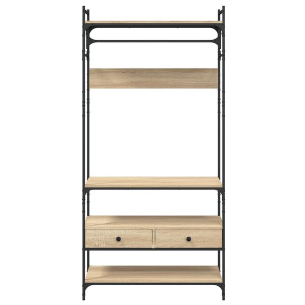 vidaXL Ντουλάπα με Συρτάρια Sonoma Δρυς 89x39x184,5 εκ. Επεξ. Ξύλο