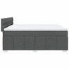 vidaXL &Kappa;&rho;&epsilon;&beta;ά&tau;&iota; Boxspring &mu;&epsilon; &Sigma;&tau;&rho;ώ&mu;&alpha; &Sigma;&kappa;&omicron;ύ&rho;&omicron; &Gamma;&kappa;&rho;&iota; 200x200 &epsilon;&kappa;. &Upsilon;&phi;&alpha;&sigma;&mu;ά&tau;&iota;&nu;&omicron;